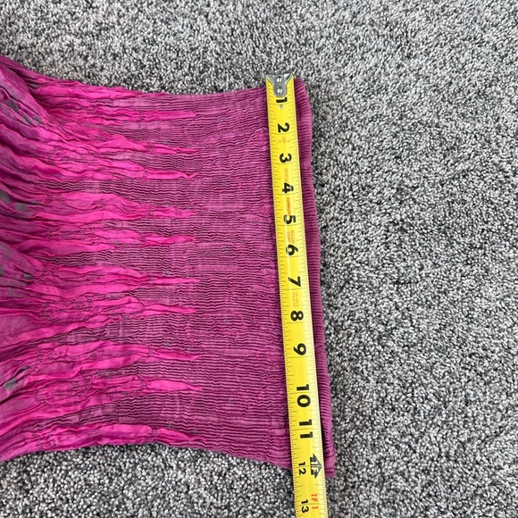 Lapis Pink Strapless Maxi Dress Smock Coverup Boho Beach Resort Cruise One Size - Picture 8 of 10